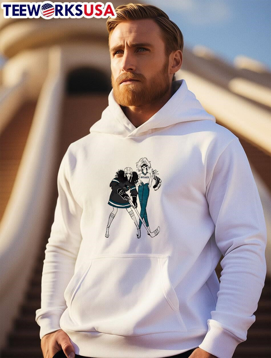 San Jose Sharks Graphic Women’s Hockey Fashion Illustration shirt