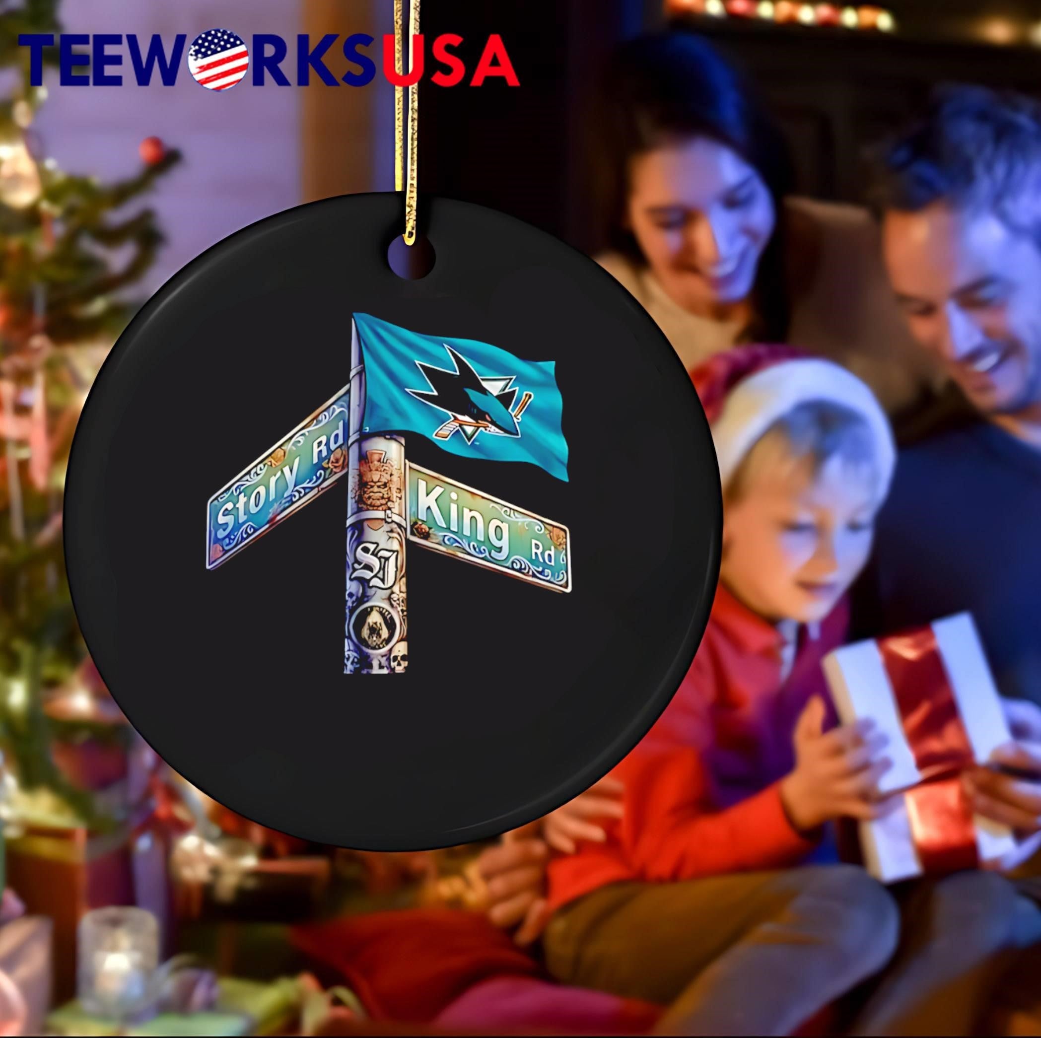 San Jose Sharks Street Sign Story Rd King Rd shirt