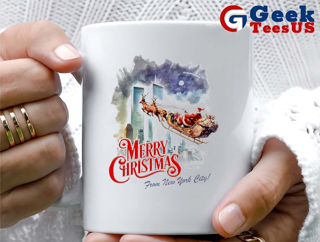 Santa Claus Merry Christmas from New York City shirt