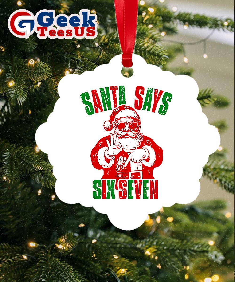 Santa Claus Six Seven Christmas 2025 Ornament