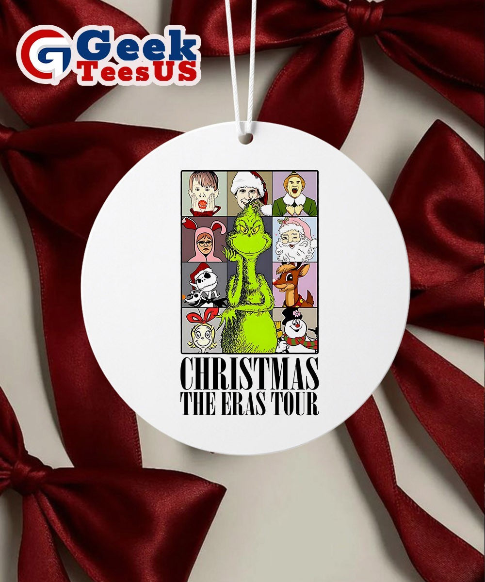 Santa Grinch Christmas Eras Tour Ornament