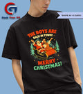 Santa Jesus the boys are back in town Christmas shirt