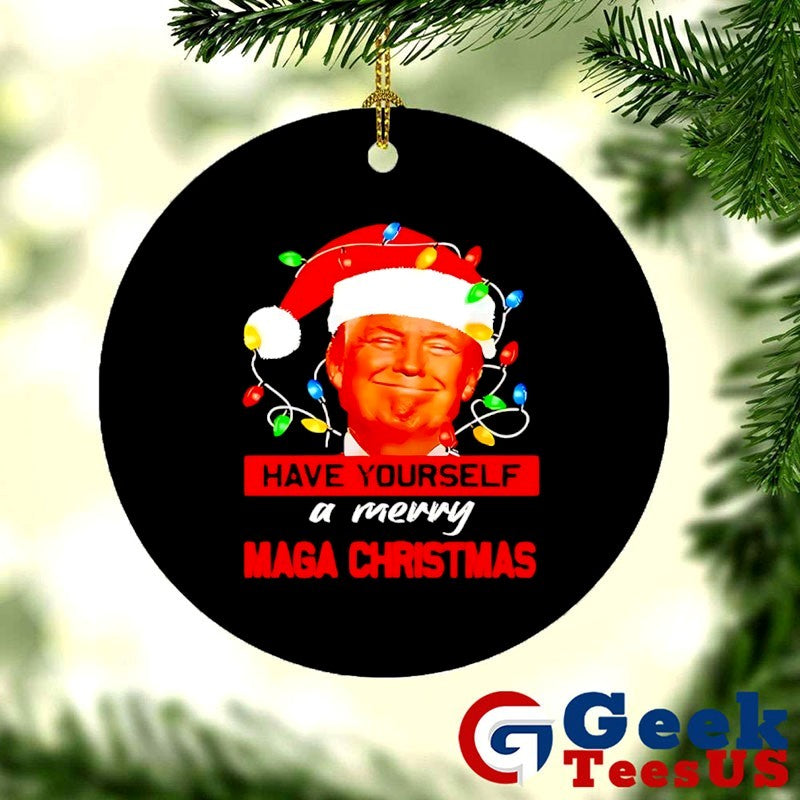 Santa Trump Have Yourself A Merry Maga Christmas shirt