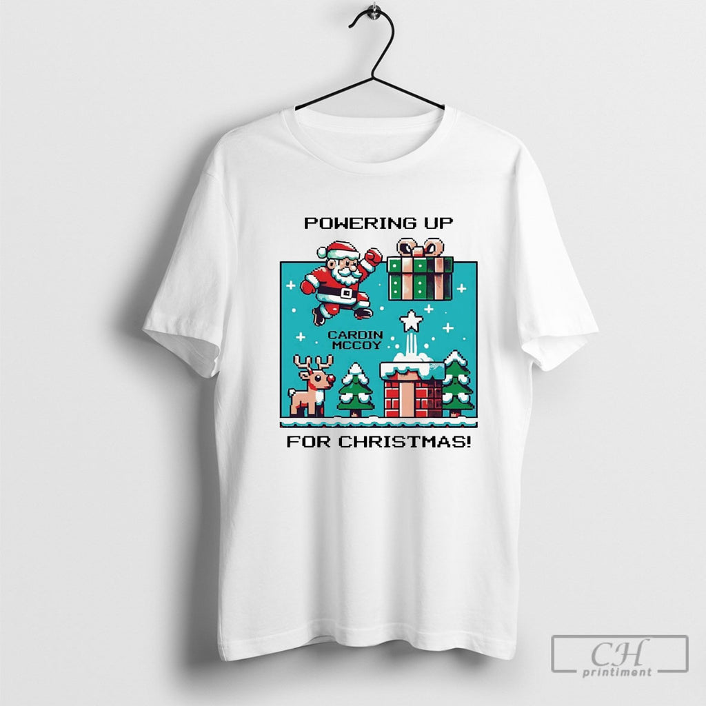 Santa Game Powering Up For Christmas Shirt Sweater
