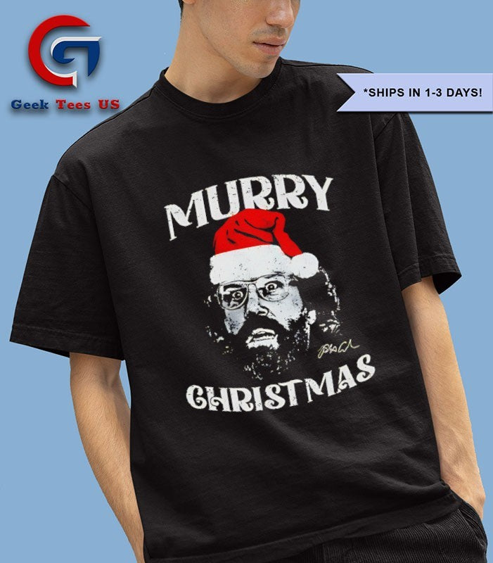 Santa hat Murray Christmas signature shirt