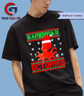 Santa hat Octopus Merry Octomas ugly Christmas shirt