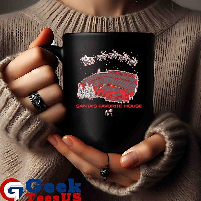 Santa’s Favorite House Georgia Bulldogs football Stadium shirt