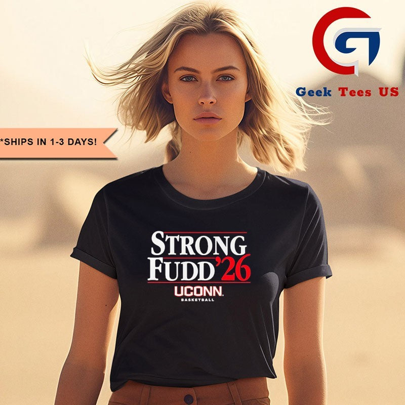 Sarah Strong and Azzi Fudd ’26 UConn Huskies women’s basketball shirt