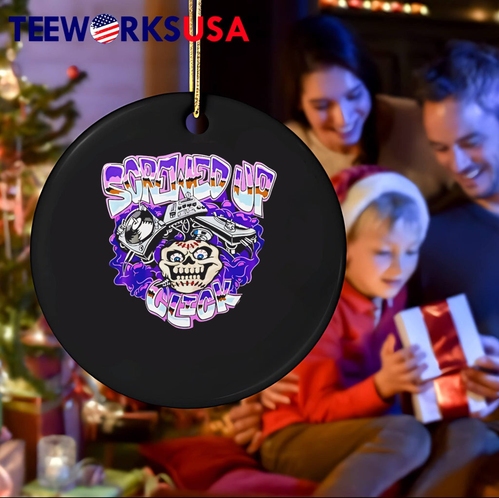 Screwed Up Click DJ Skull Graphic T-Shirt