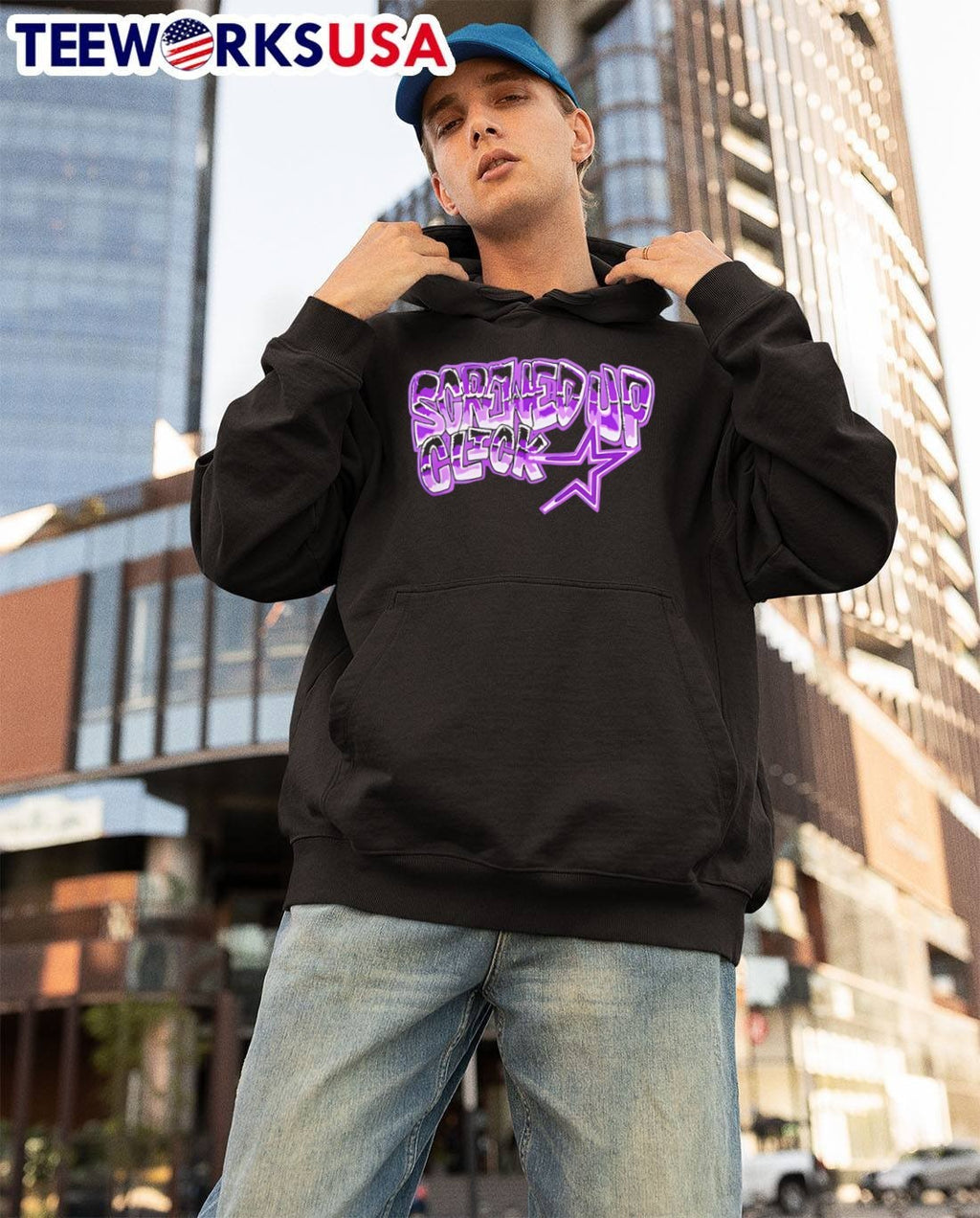 Screwed Up Click Purple Star T-Shirt