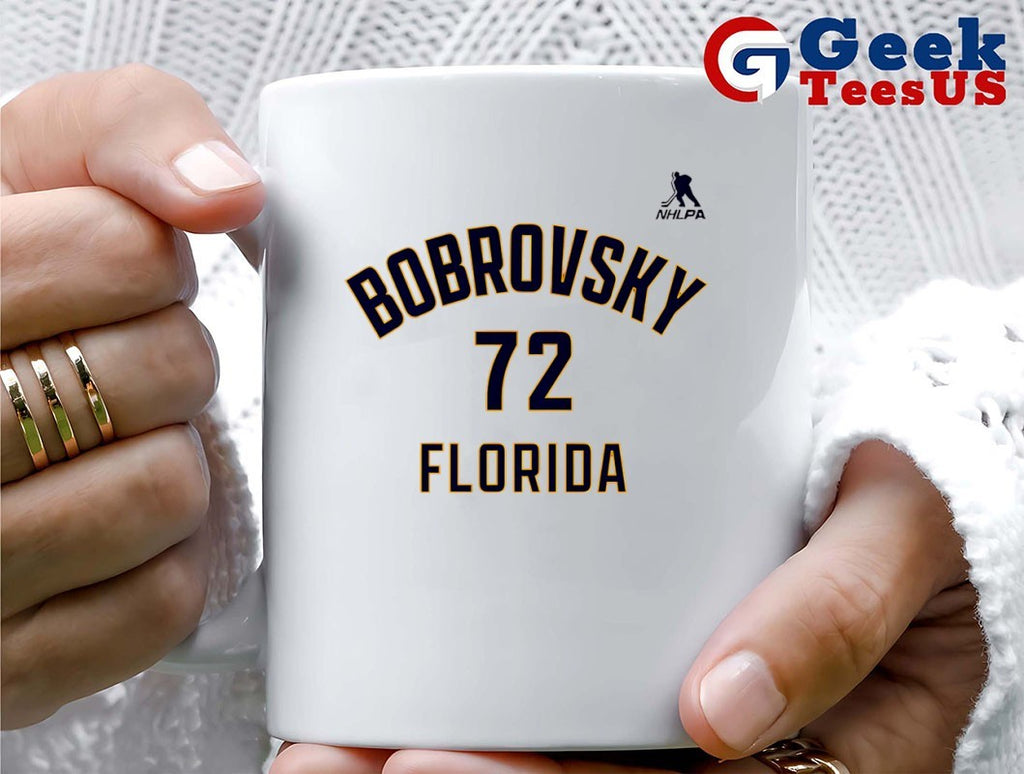 Sergei Bobrovsky 72 player Florida Panthers NHLPA shirt