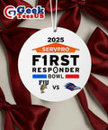 Servpro First Responder Bowl 2025 UTSA vs Florida International Panthers logo Ornament