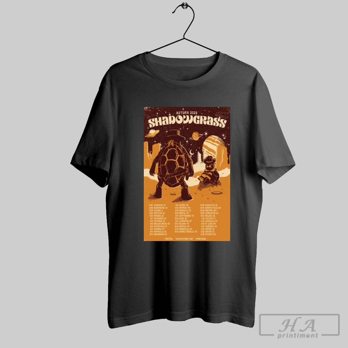 Shadowgrass Autumn 2025 Fall Tour Dates Turtle T Shirts