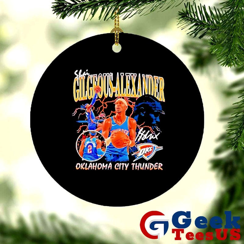 Shai Gilgeous Alexander Oklahoma City Thunder NBA player Collage shirt