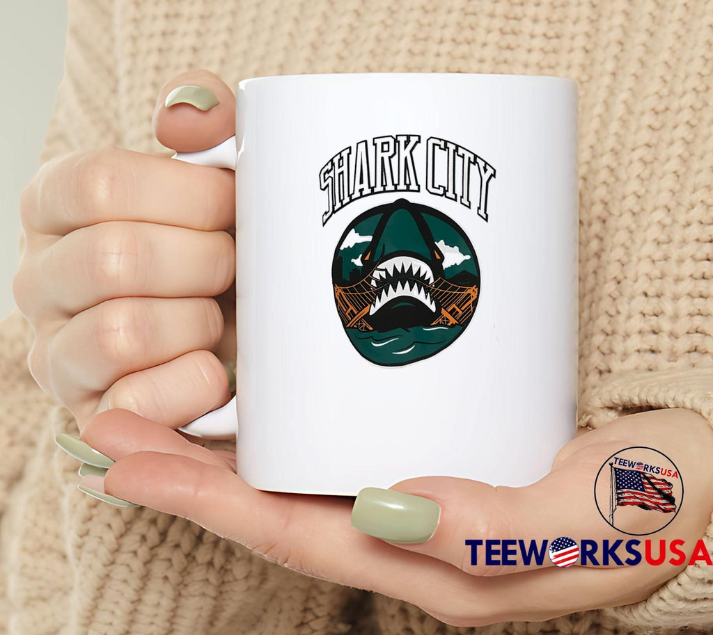Shark City Shark City Bite Bridge Men’s shirt