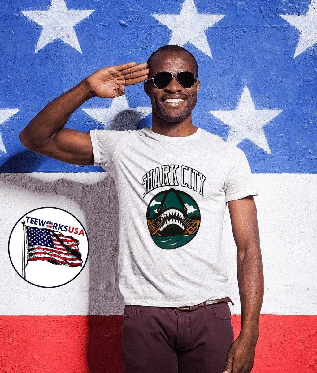 Shark City Shark City Bite Bridge Men’s shirt
