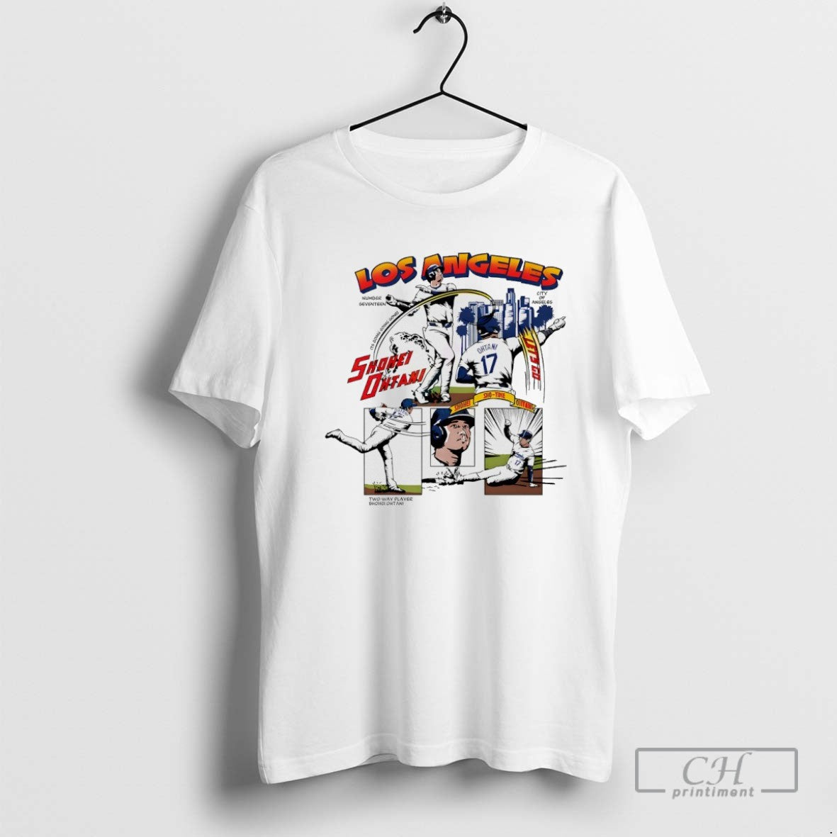 Shohei Ohtani Los Angeles Dodgers Comic