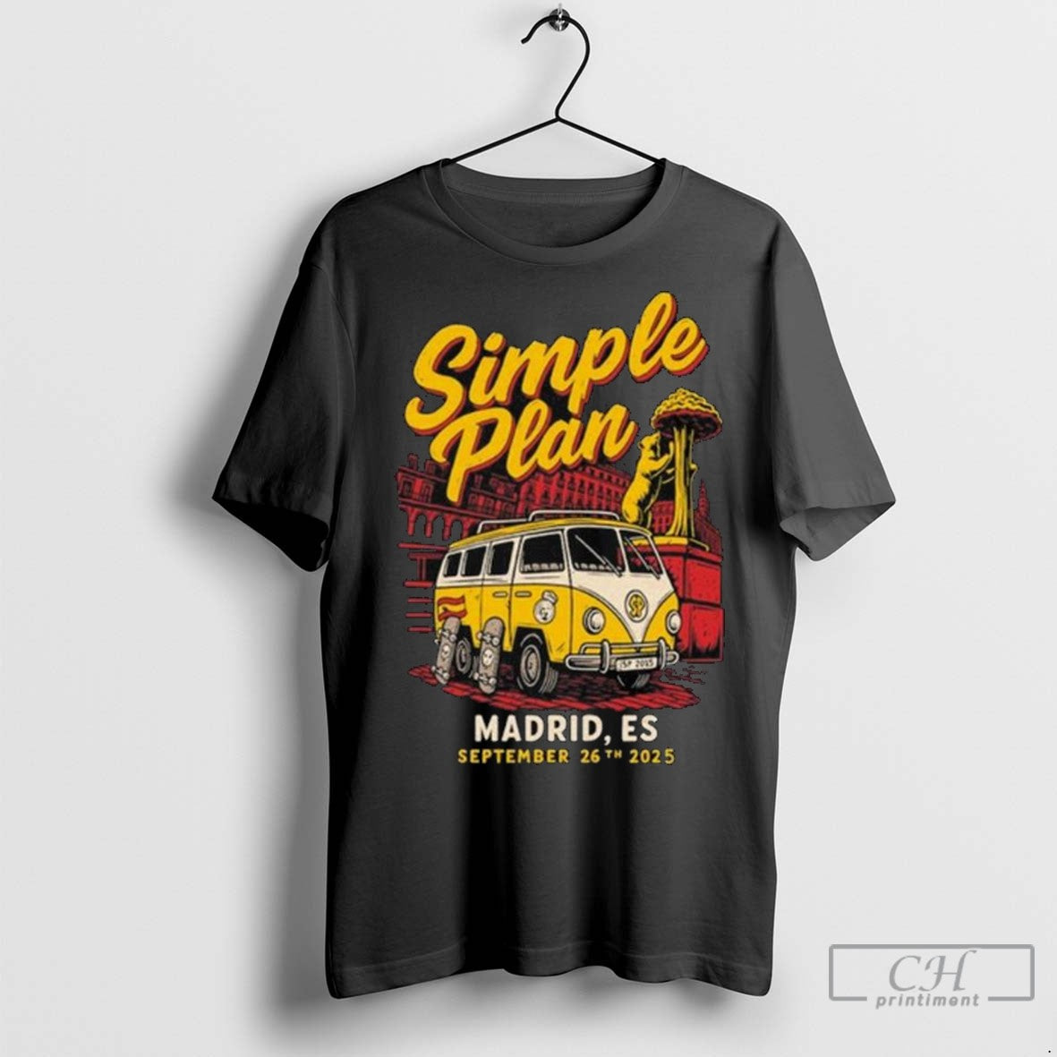 Simple Plan September 26 2025 Palacio Vistalegre Madrid Spain Event Long Sleve