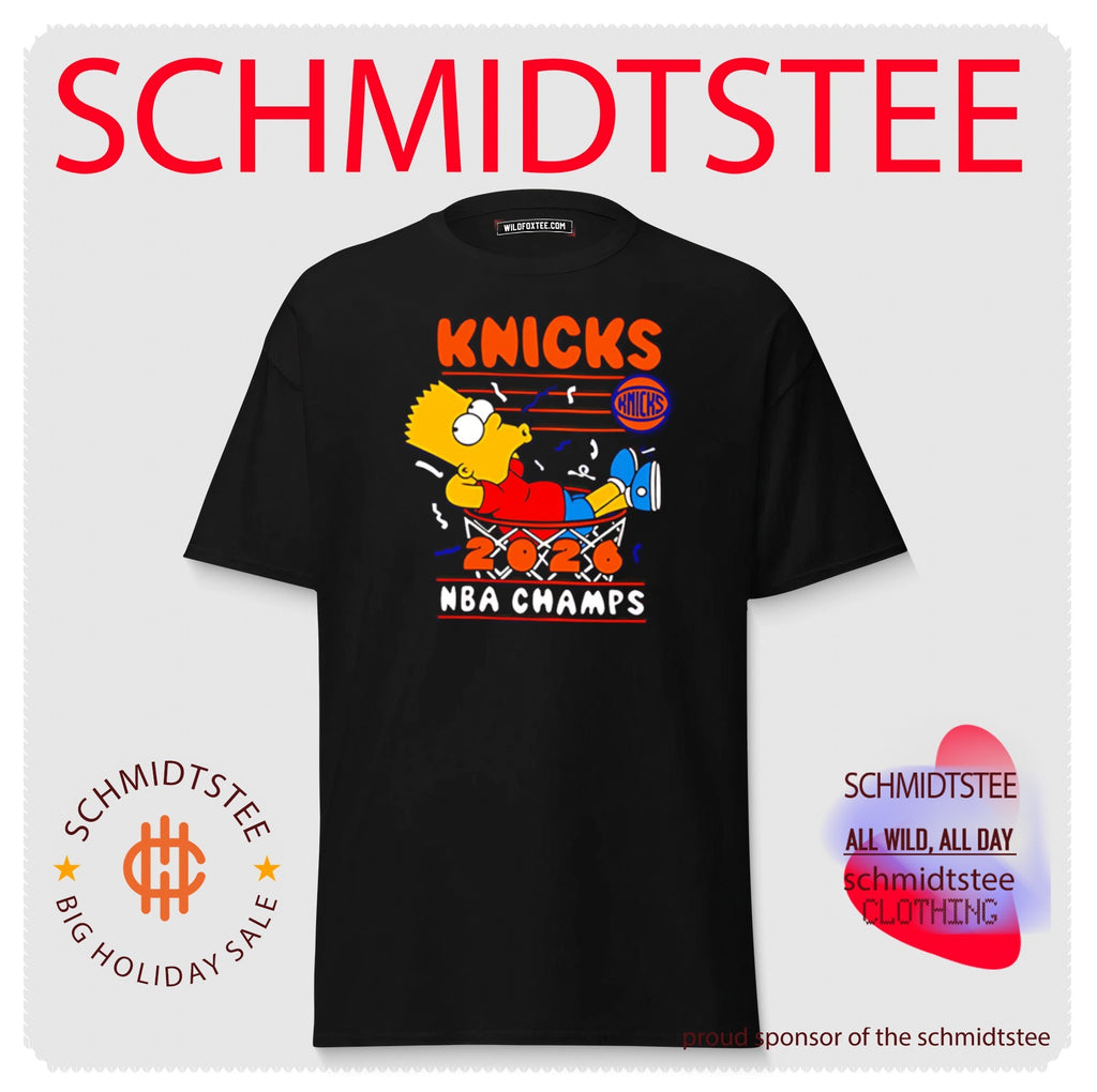 Simpsons New York Knicks Champions cartoon shirt
