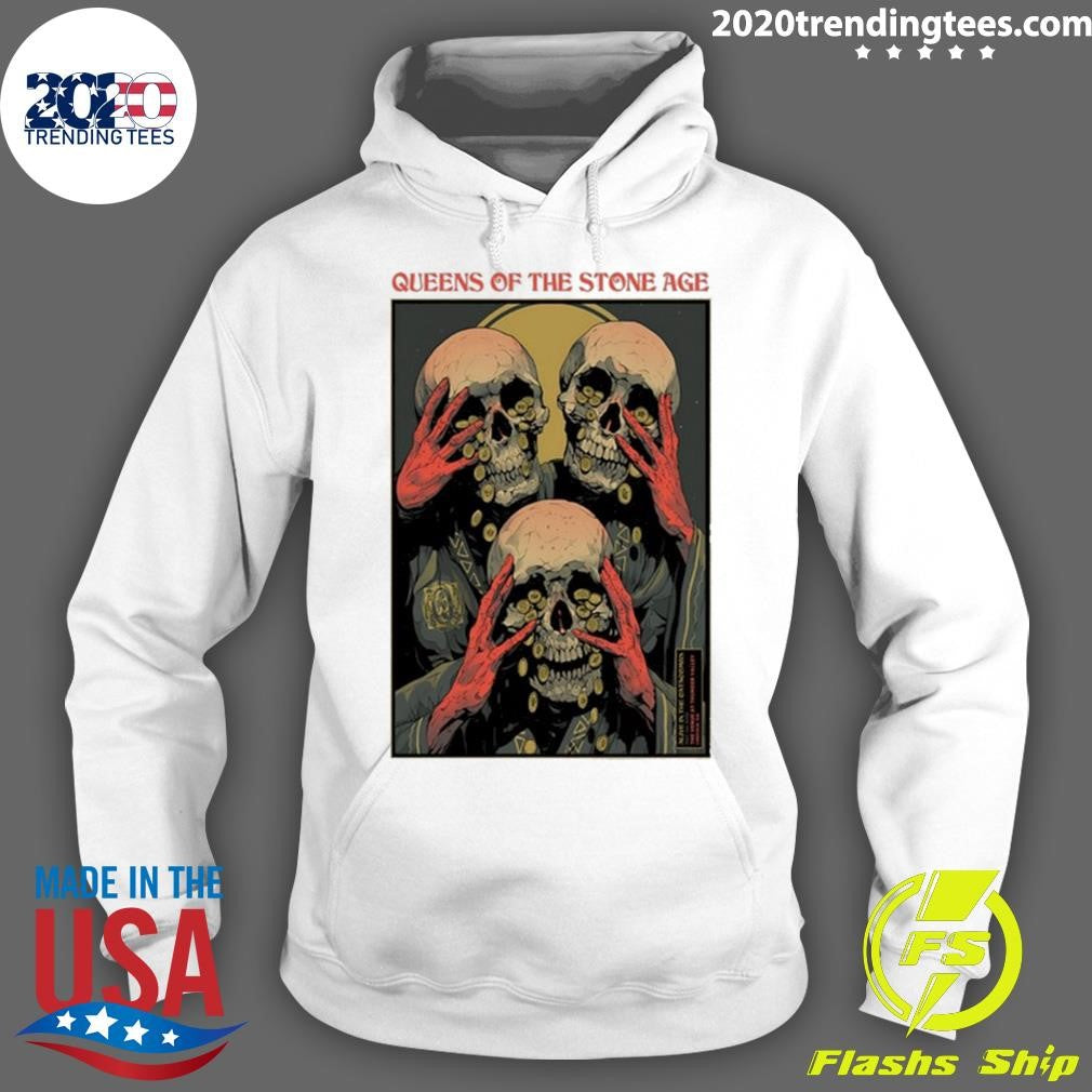 Skull Queens Of The Stone Age Lincoln CA 5.1.2026 Tee Shirt