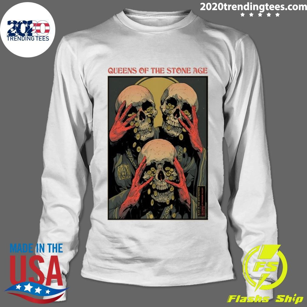 Skull Queens Of The Stone Age Lincoln CA 5.1.2026 Tee Shirt