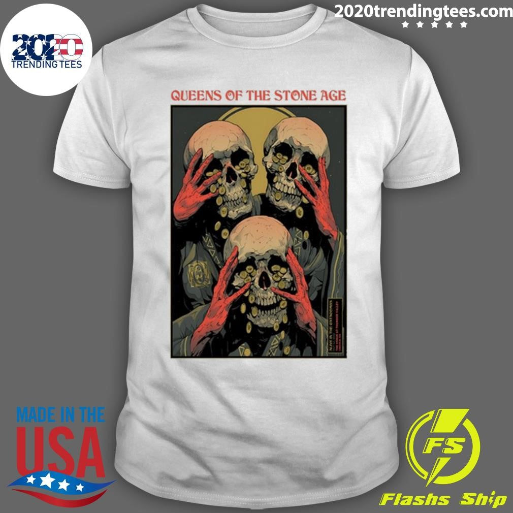 Skull Queens Of The Stone Age Lincoln CA 5.1.2026 Tee Shirt
