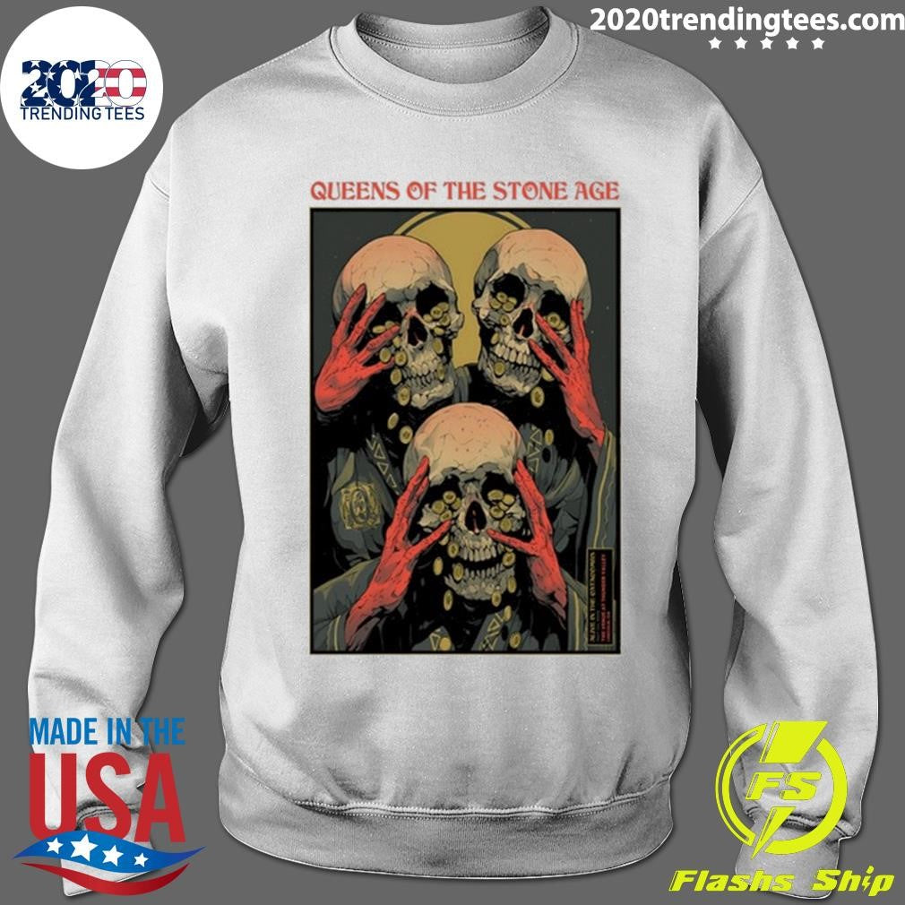Skull Queens Of The Stone Age Lincoln CA 5.1.2026 Tee Shirt