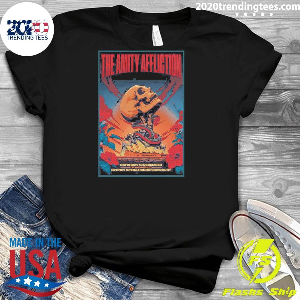 Skull The Amity Affliction In Sydney AUS On December 12, 2026 Shirt