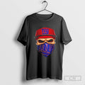 Skull Wearing A Face Scarf New York Giants Football