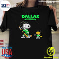 Snoopy And Woodstock Dallas Stars Ice Hockey Cartoon Shirt