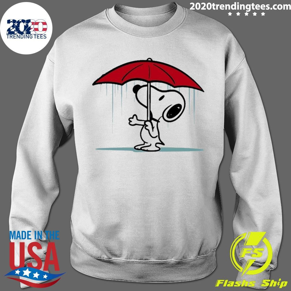 Snoopy In The Rain Cartoon Shirt