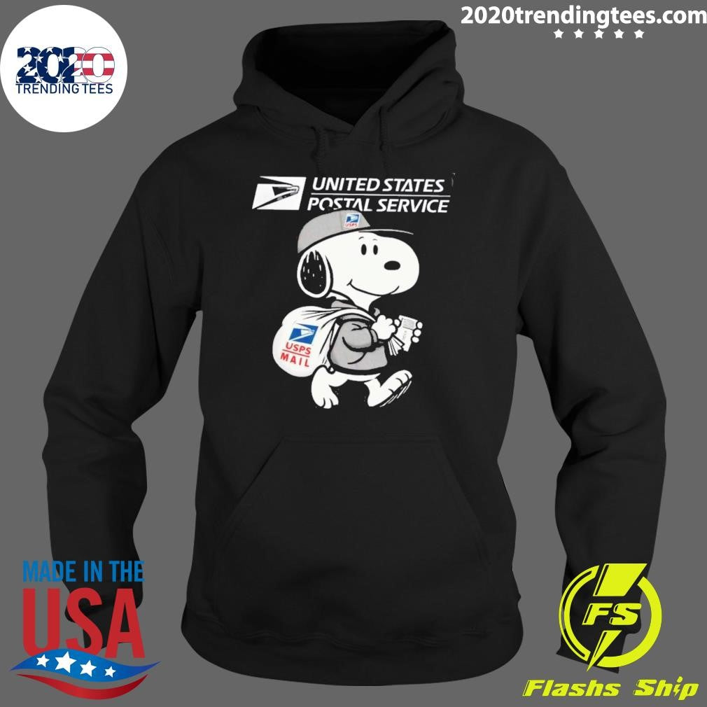 Snoopy United State Postal Service USPS Mail Worker Shirt
