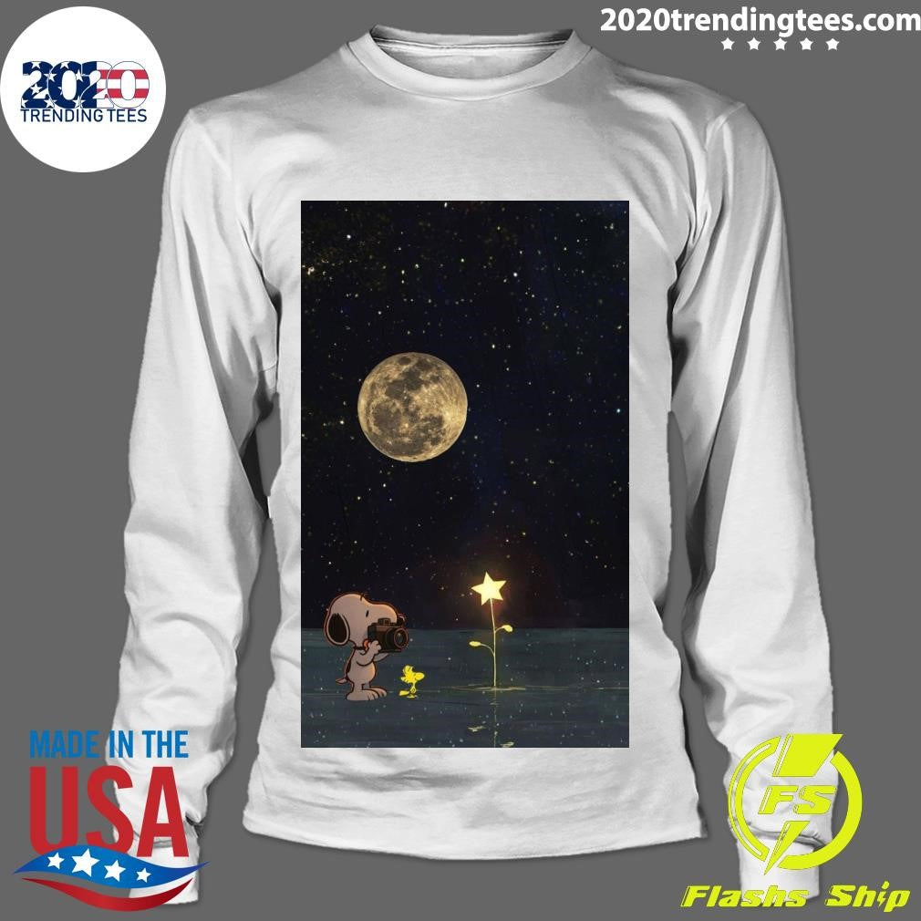 Snoopy and Woodstock You Stopped Chasing Stars And Started Becoming One Shirt