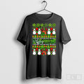 Snowman Merry Christmas Ugly Sweat Shirt Tee