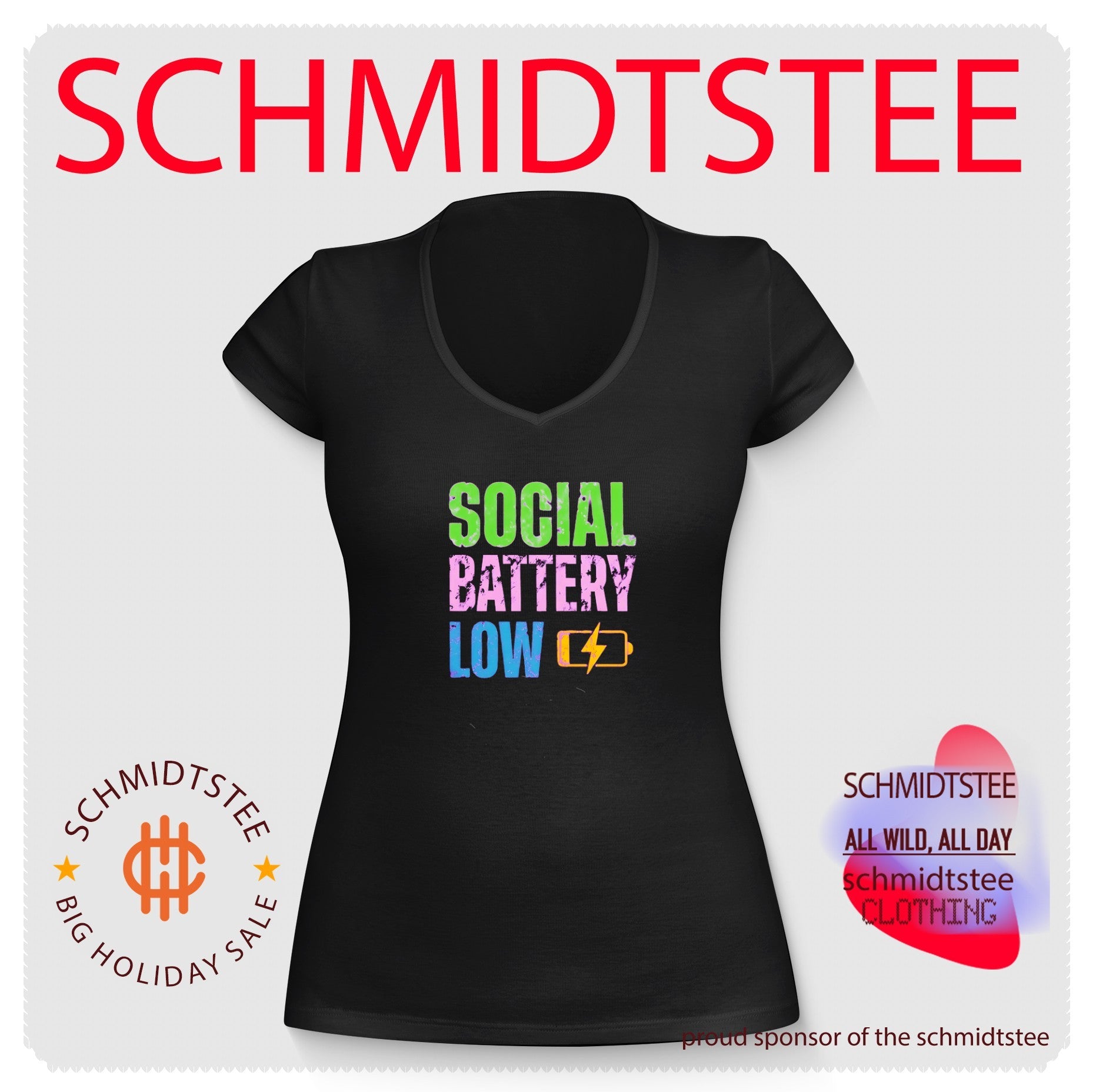 Social battery low shirt