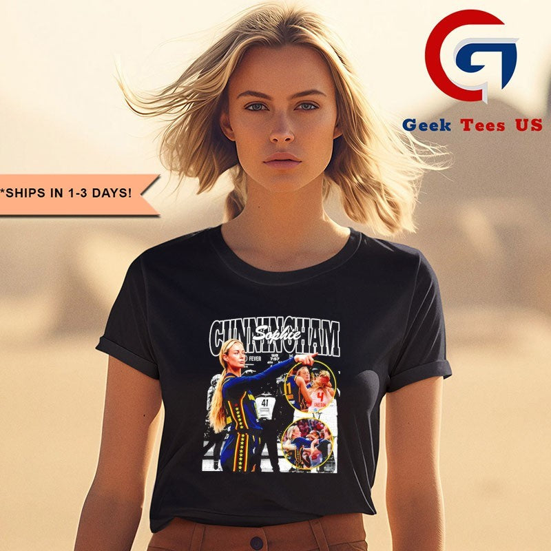 Sophie Cunningham Indiana Fever pointing 2026 shirt