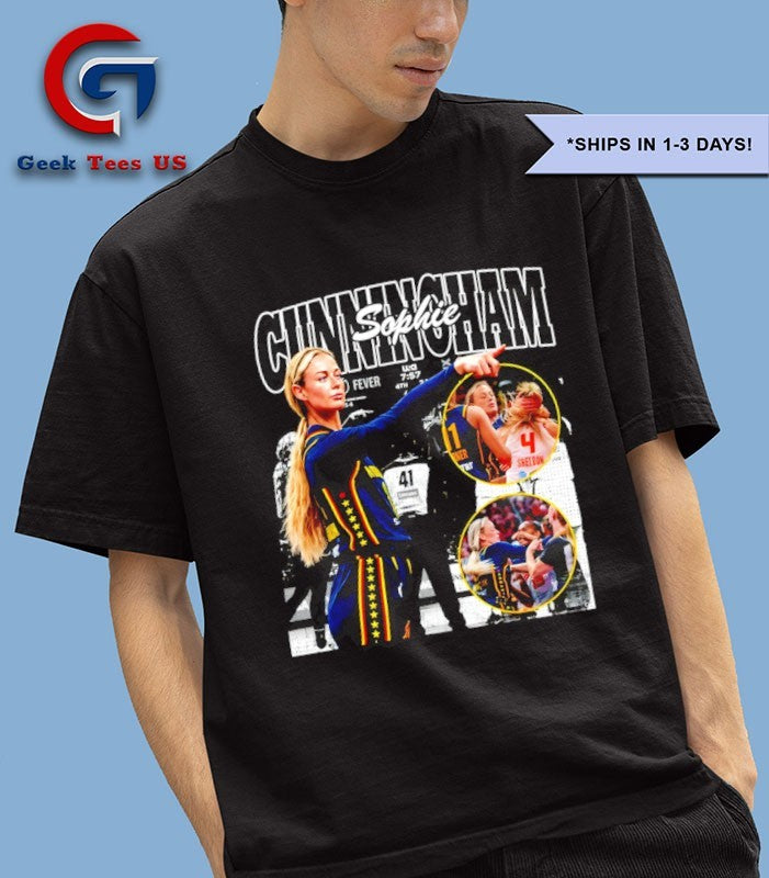 Sophie Cunningham Indiana Fever pointing 2026 shirt