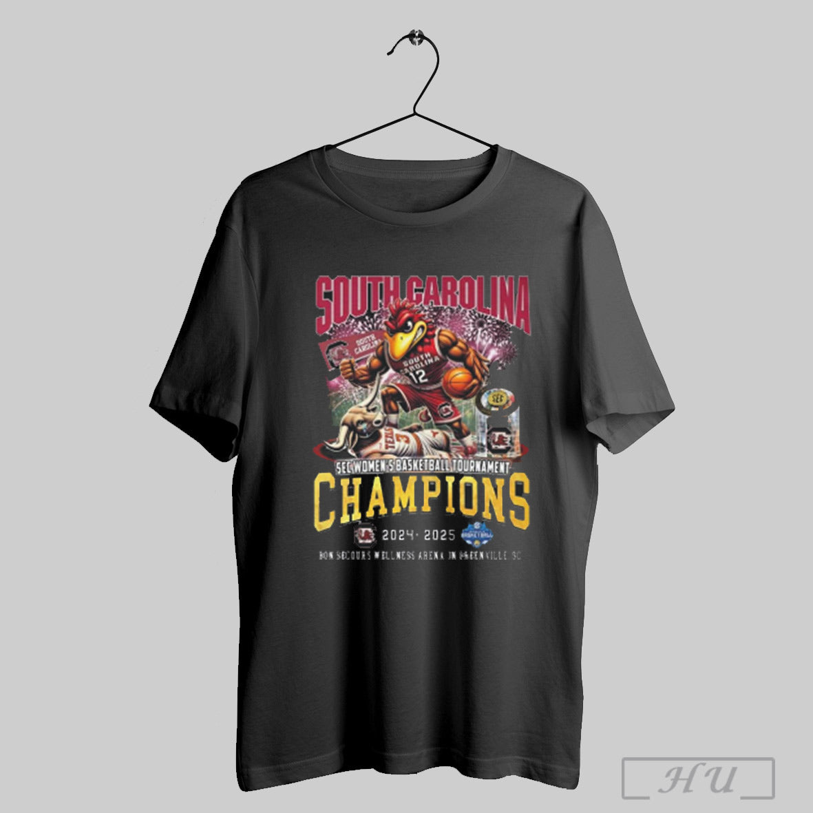 South Carolina Gamecocks Sec Womens Basketball Tournament Champions 2025 Shirts