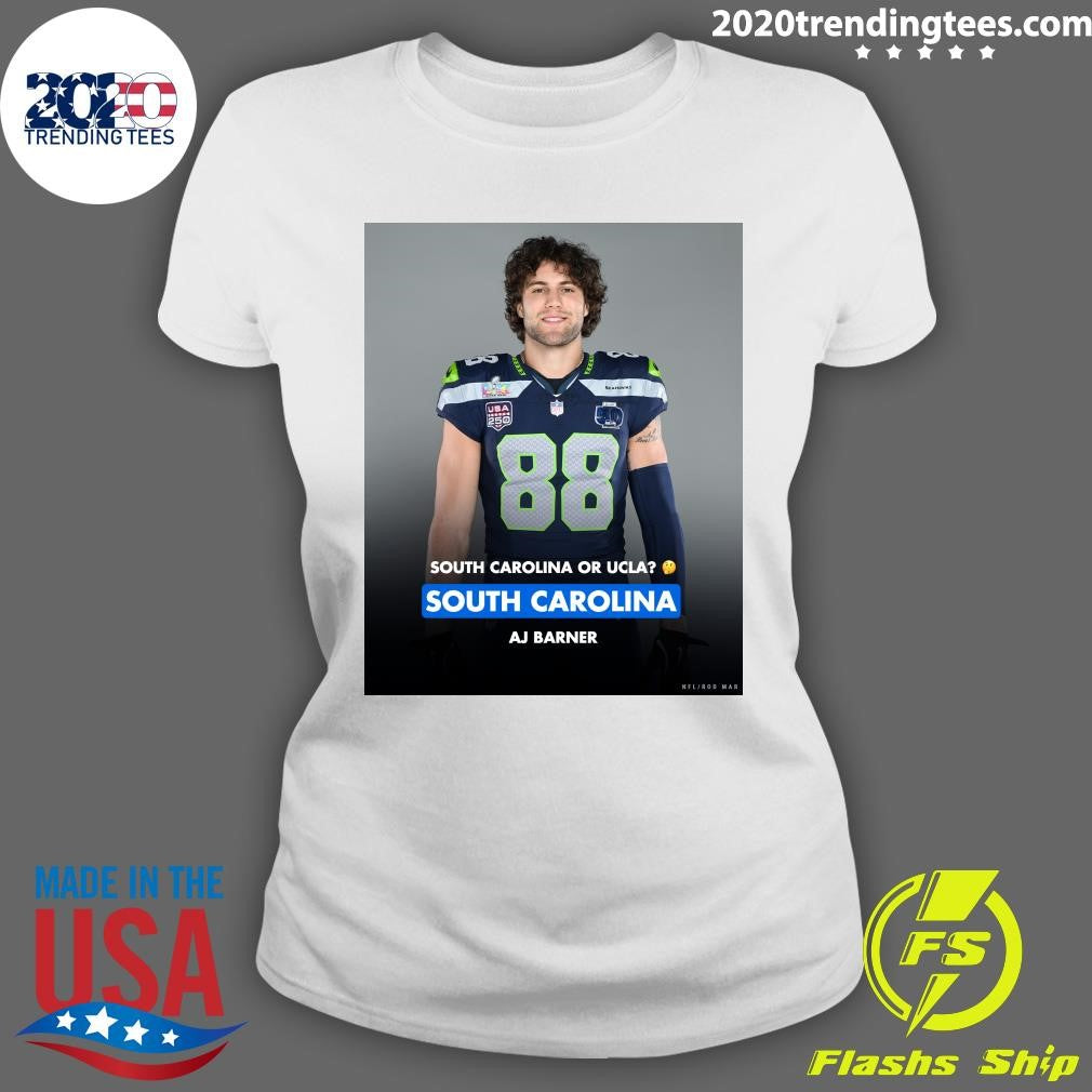 South Carolina Or UCLA South Carolina AJ Barner Super Bowl Lx Shirt