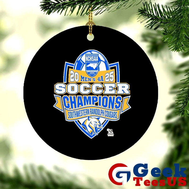 Southwest Randolph Cougars NCHSAA Soccer Division Men’s 4A Champions T-shirt