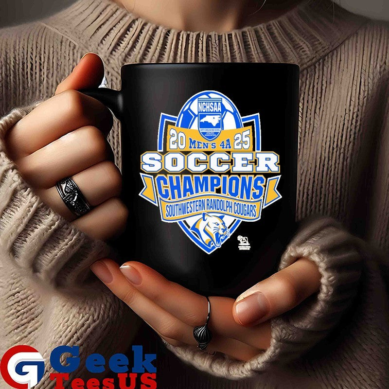 Southwest Randolph Cougars NCHSAA Soccer Division Men’s 4A Champions T-shirt