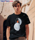 Space Music Groove Lunar Vinyl Record T-Shirt