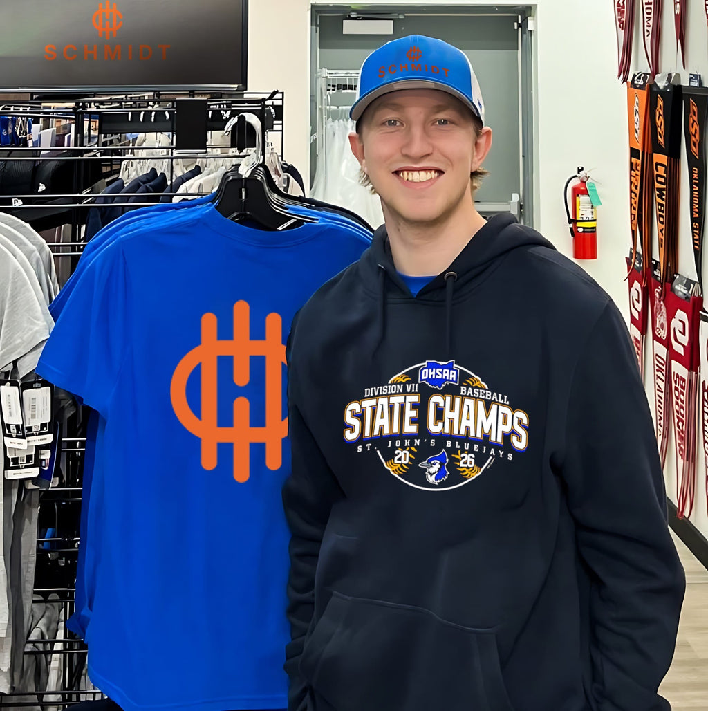 St John’s Bluejays 2026 OHSAA Baseball D7 State Champions shirt