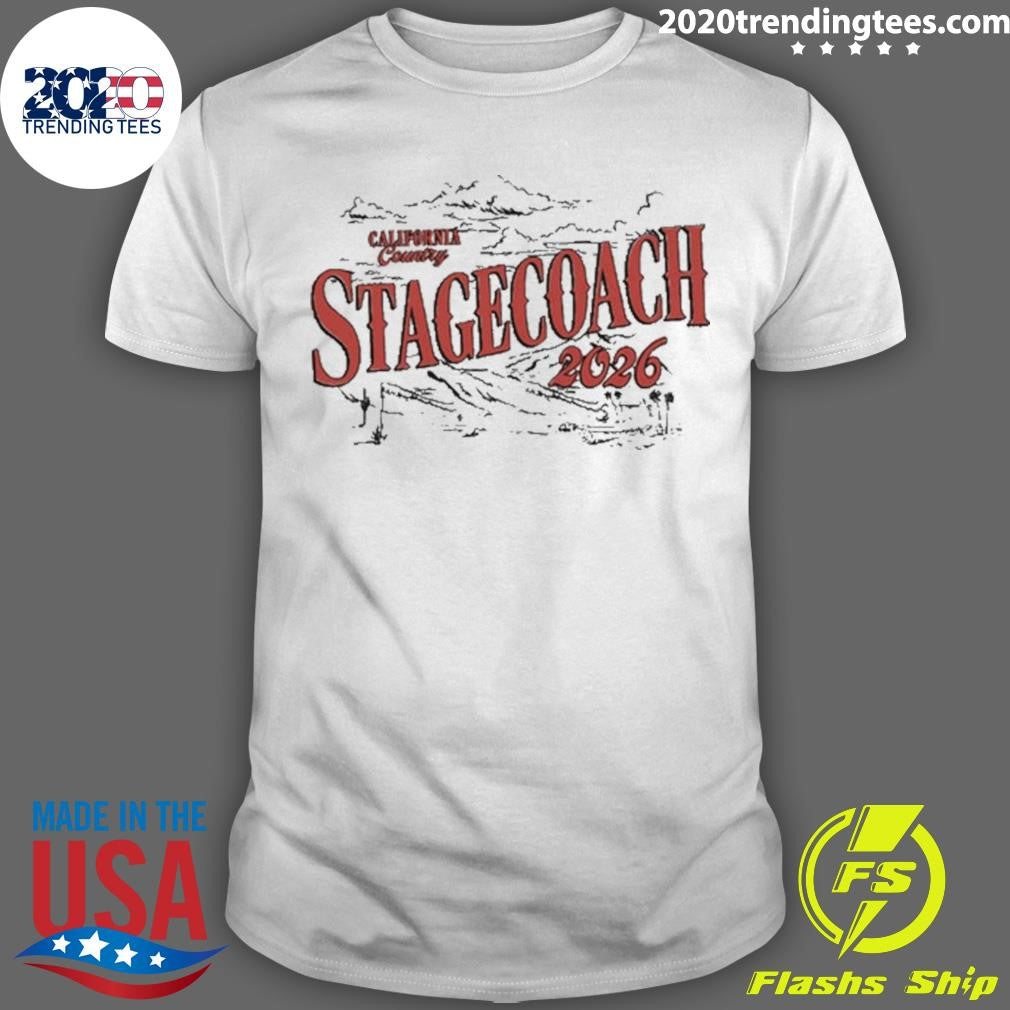 Stagecoach California Country 2026 Lineup Tee Shirt