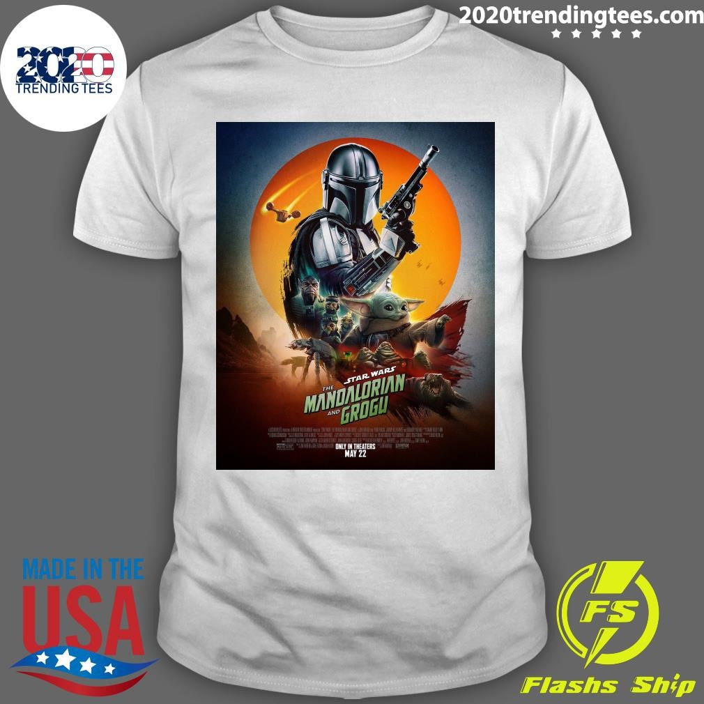 Star Wars The Mandalorian And Grogu New Poster This Is The Way May The 4th Be With You Shirt