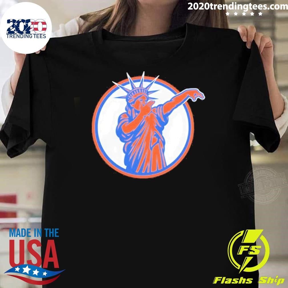 Statue Of Liber3 New York Knicks Basketball Shirt