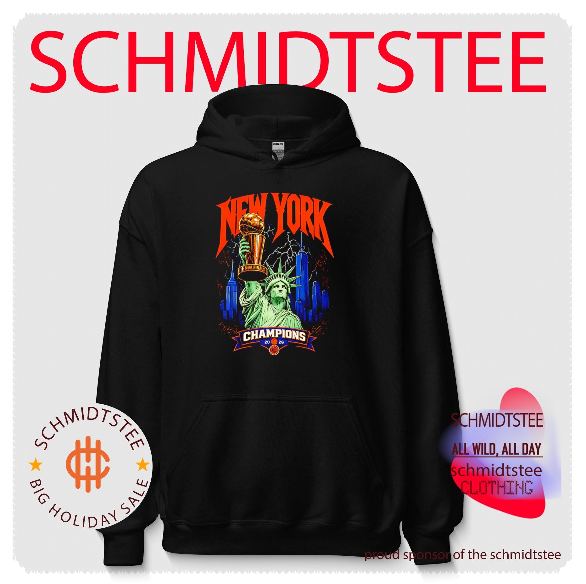 Statue of Liberty New York Knicks World Champions 2026 skyline shirt