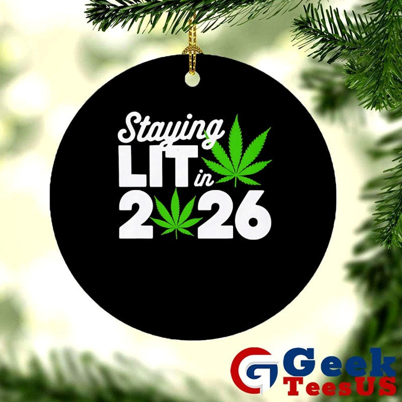 Staying Lit in 2026 High Wasted Marijuana Weed T-shirt