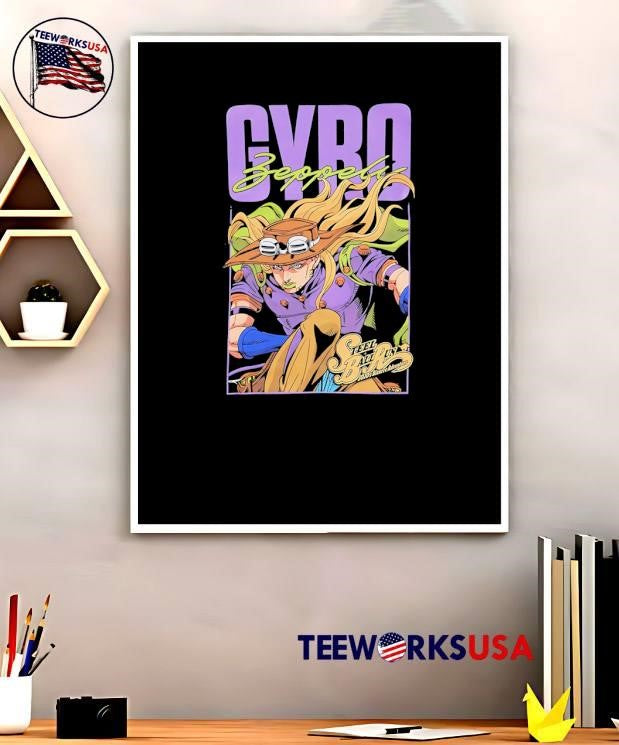 Steel Ball Run Gyro Zeppeli Jojo Bizarre Adventure shirt