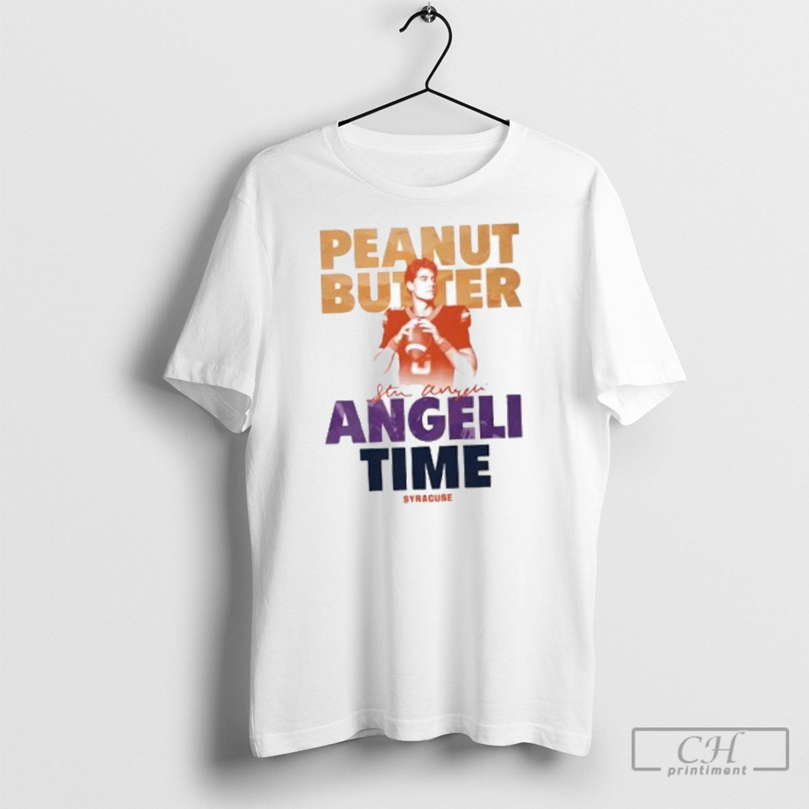 Steve Angeli Cam Syracuse Peanut Butter Angeli Time Signature Shirt Tee
